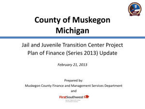 Muskegon Co Proposed Jail Financing Plan