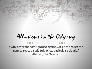Allusions in the Odyssey - What makes a hero a hero?
