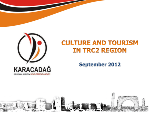 TRC2 Region and Tourism (September 2012)