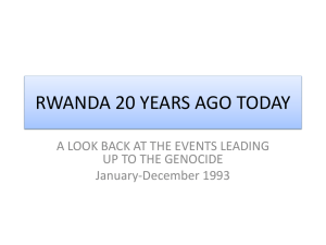 RWANDA 20 YEARS AGO TODAY Medard Oct 15
