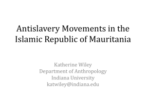 Antislavery Movements in the Islamic Republic