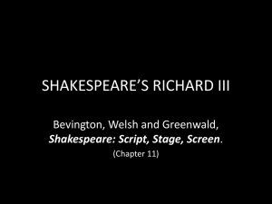 SHAKESPEARE*S RICHARD III