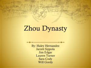 Zhou Dynasty final powerpoint
