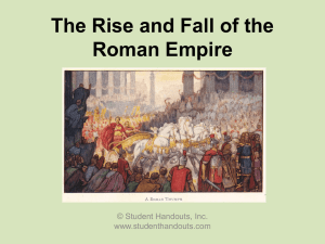 The Rise and Fall of the Roman Empire (30 BCE