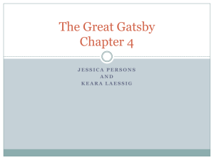 The Great Gatsby Chapter 4