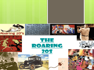 Roaring 20s - Wilson School District