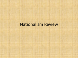 Nationalism Review PowerPoint