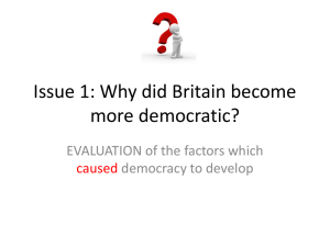3. Why did democracy grow