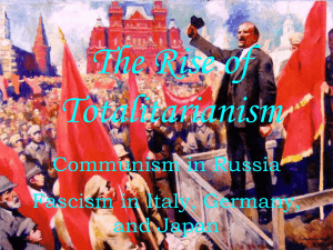 Russian Revolution and Totalitarianism
