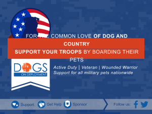 support your troops - Dogs On Deployment
