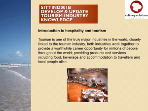Develop and update tourism industry knowledge SITTIND001B