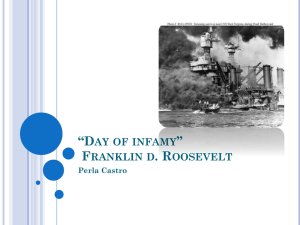 *Day of infamy* by fdr - AP English Language and Composition