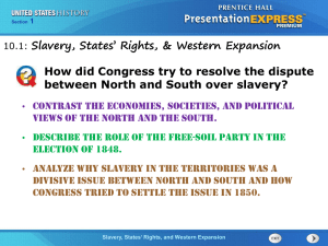 Slavery, States