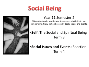 Social Being - Self