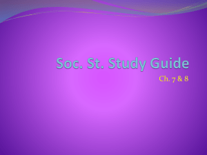 Soc. St. Study Guide