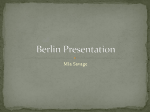 Berlin Presentation Mia