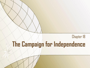 The Campaign for Independence