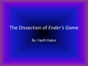 The Dissection of Ender`s Game