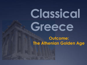 The Athenian Golden Age - socialstudiesSOLreview