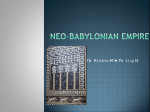 Neo-Babylonian Empire!!