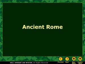 Ancient Rome Geography