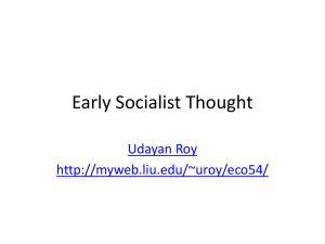Utopian Socialists