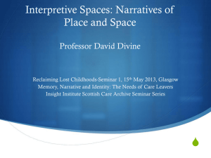 Interpretive Spaces - Scottish Universities Insight Institute