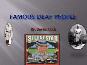Famous Deaf People