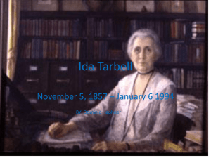 Ida Tarbell - mrsadkinshistory