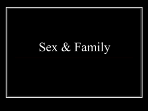 sex and family