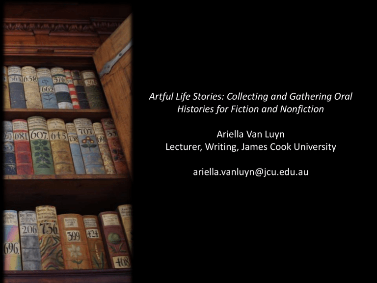 Writing Oral History
