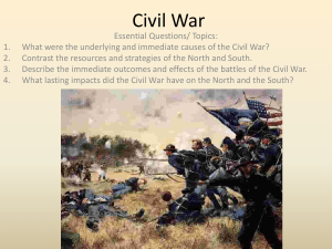 Civil War Student Notes