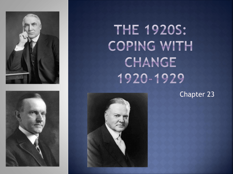 What Factors Contributed To The Superficial Prosperity Of The 1920s