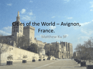 Cities of the world – Avignon (informative)