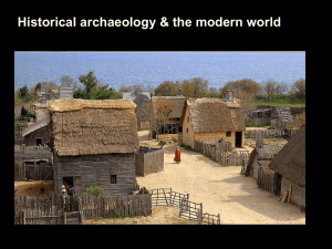 ARC000321 Lecture 1 A Historical Archaeology and the Modern