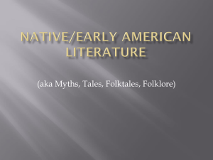 Native/Early American literature