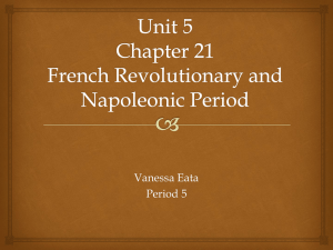 Unit 5 French Rev and Napoleon Seminar