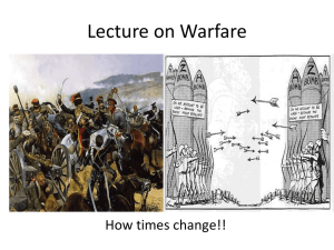 Lecture on Warfare