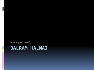 Balram Halwai