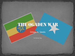 The ogaden war - IB-History-of-the