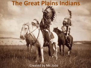 Great Plains Indians - Streetsboro City Schools
