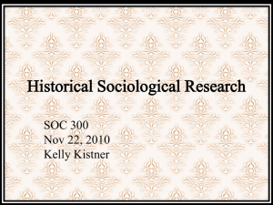 Historical Sociological Research