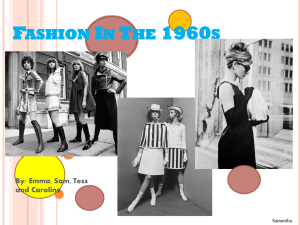 Fashion In The 1960s By