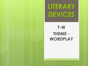 Theme - Wordplay - Crestwood Local Schools