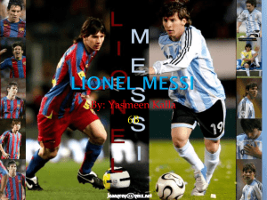 Lionel Messi Powerpoint - 17-064