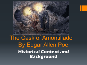 The Cask of Amontillado By Edgar Allen Poe