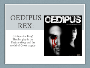 OEDIPUS REX: - WordPress.com