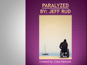 Paralyzed By: Jeff RUD