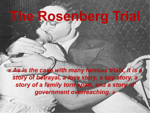 The Rosenberg Trial