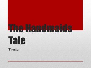 The Handmaids Tale - Year13TheHandmaidsTale